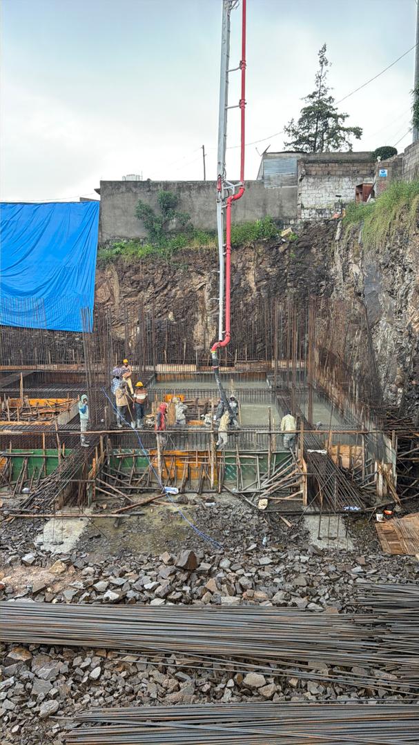 Basement structural works and concrete casting